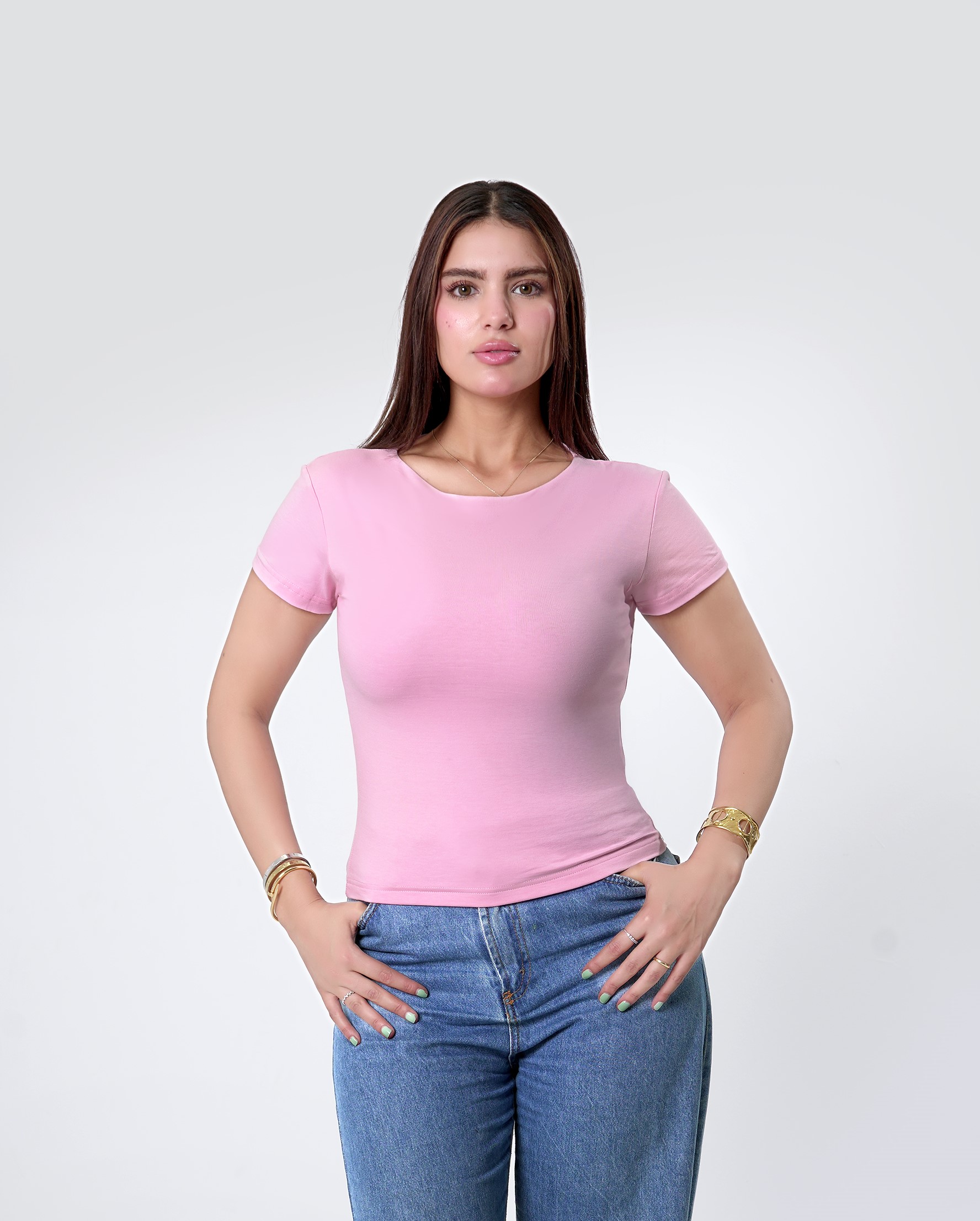 COTTON ROUND NECK SHORT SLEEVE