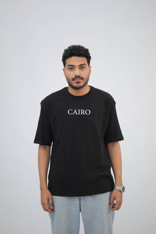 BLACK T-SHIRT CAIRO TOWER