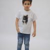 WHITE T-SHIRT CAT