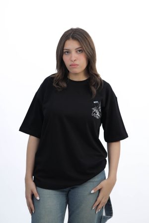 Black T-shirt Butterfly
