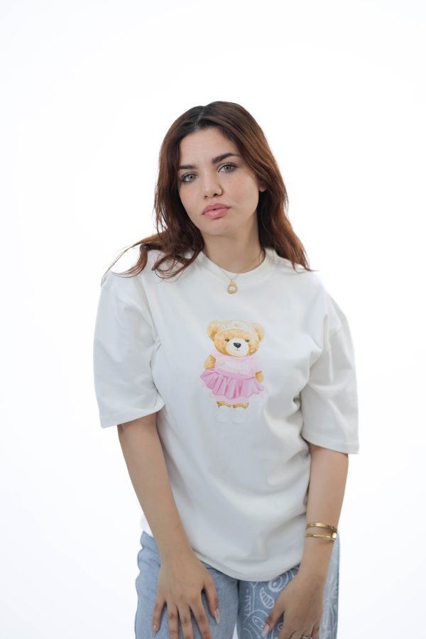 ⁦TEDDY BEAR CROWN T-SHIRT⁩ - الصورة ⁦2⁩